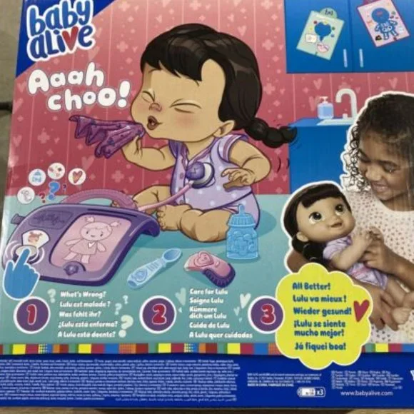 Baby alive lulu achoo dolls by Hasbro BRAND🆕SHIPS FAST🏃‍ 6 DAYS WEEK!😮‍💨⚡🚚 - Picture 7 of 15